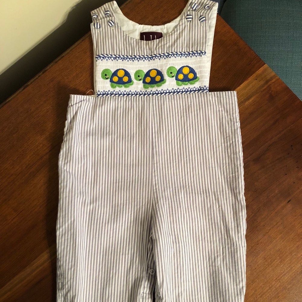 Lil Cactus Long Overalls